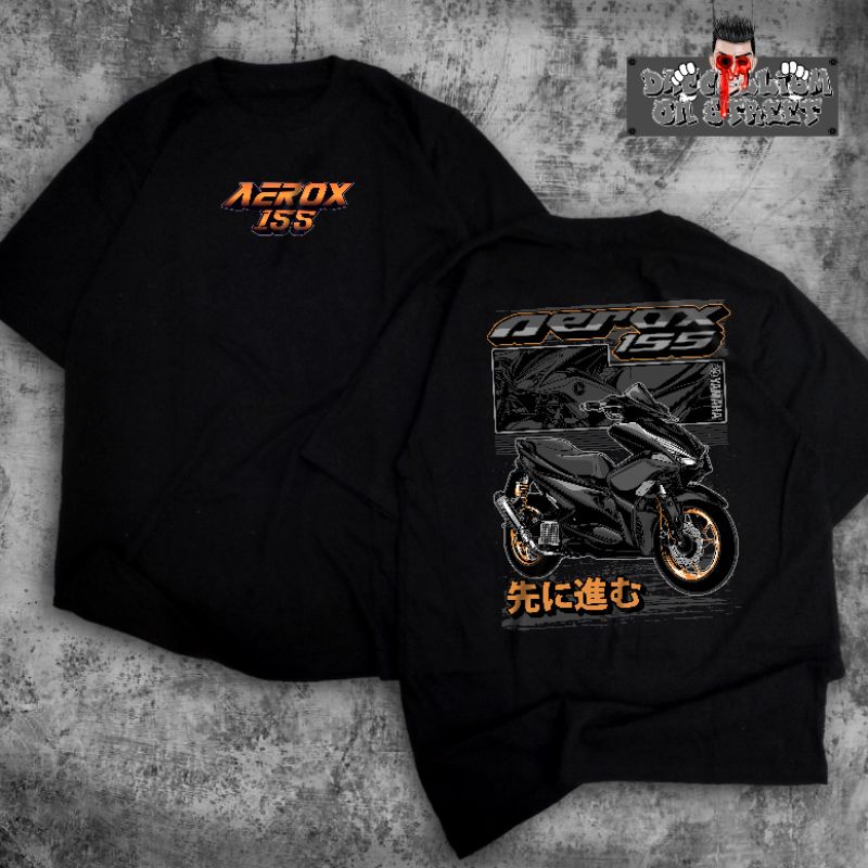 KAOS AEROX TERBARU FUL DESAIN T-SHIRT AEROX, KAOS AEROX TERBARU BAGUS, KAOS KOMUNITAS MOTOR AEROX, K