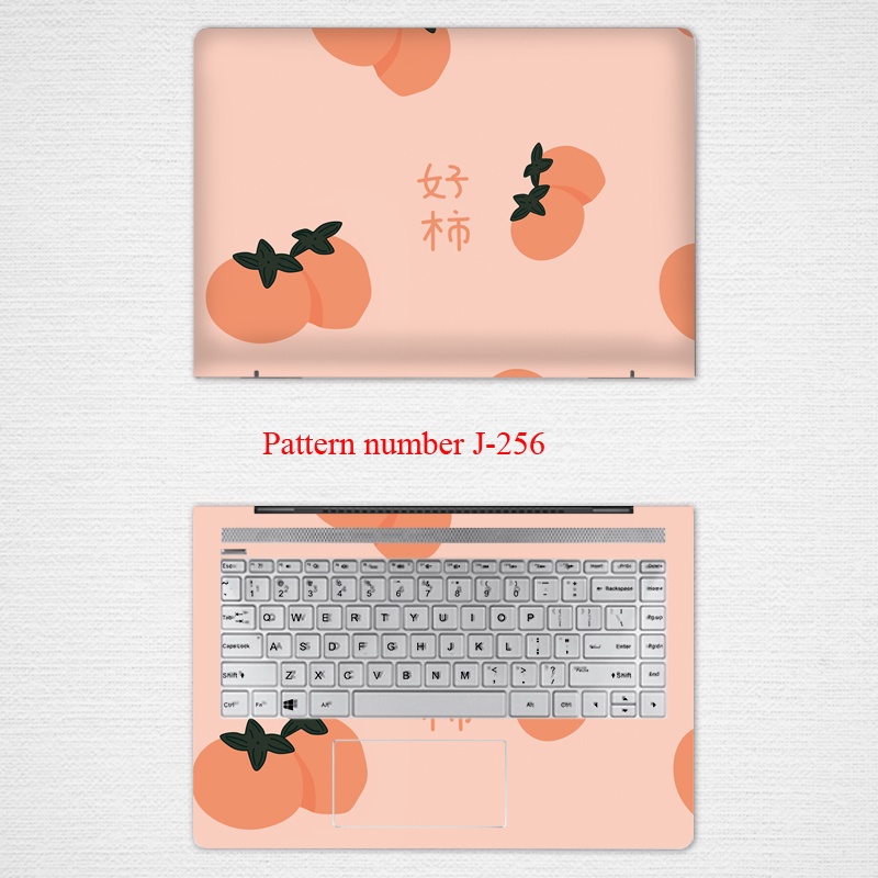 2 Pcs Stiker Pelindung Laptop Notebook Lenovo Ideapad 3 14IIL 14IML 2019 12 13 14 15.6 Inch Motif print Buah