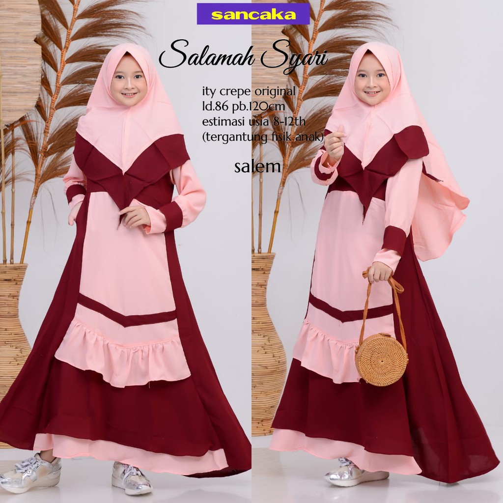 GAMIS ANAK SANCAKA SALAMAH SYAR'I 300420