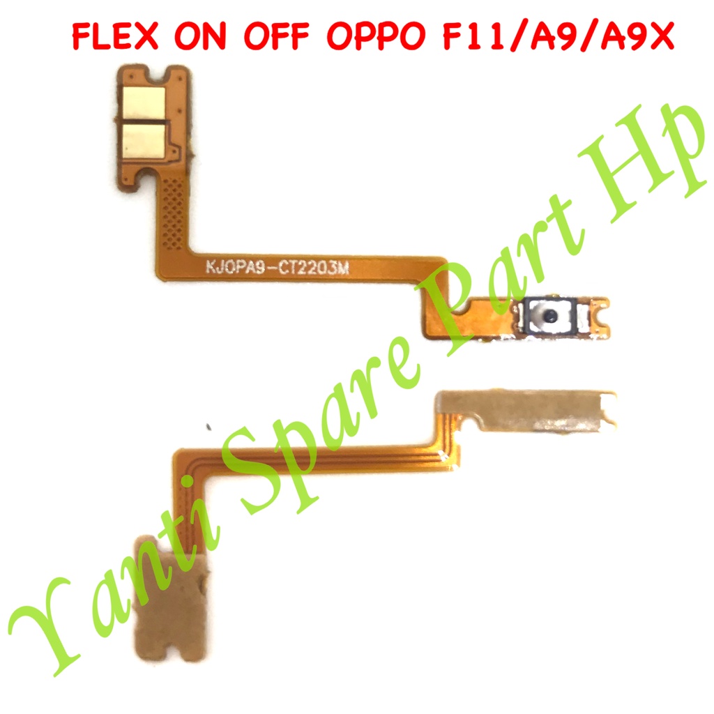 Flexible On Off Oppo F11 A9 A9X Original Terlaris New