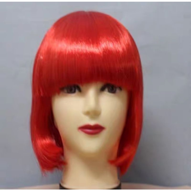 Wig Rambut Lurus|Wig Poni|Wig Rambut Bob|Wig Rainbow