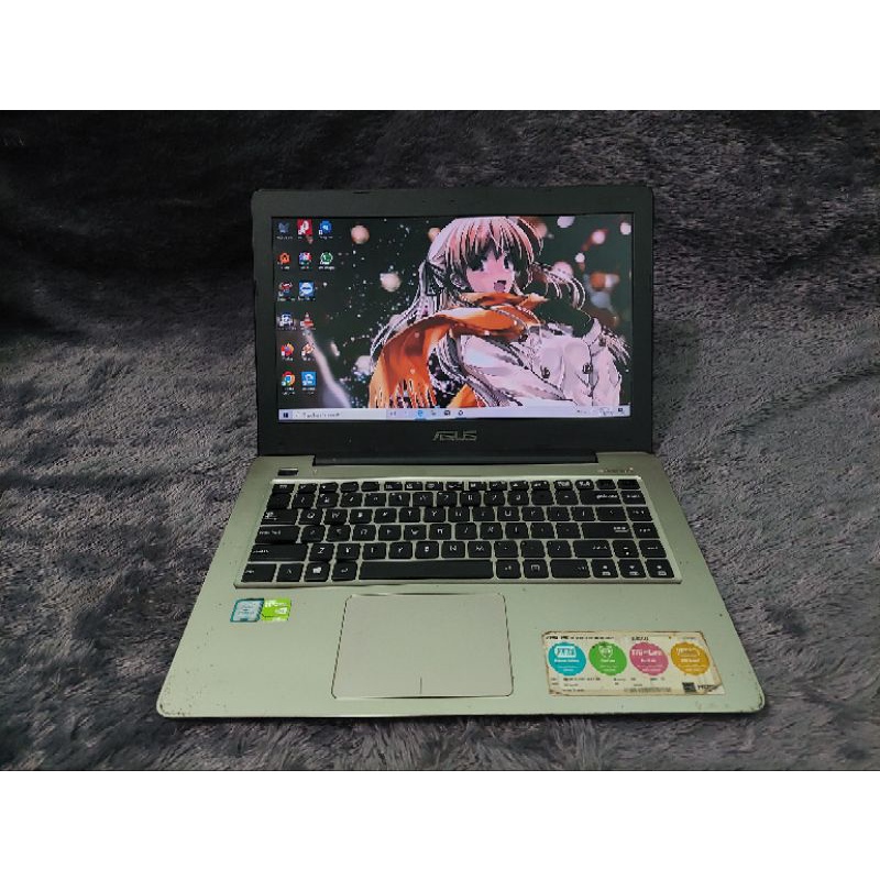 LAPTOP ASUS A456UQ/CORE i5/GEN 7/RAM 8GB/HDD 1TB/SSD 128GB/NVIDIA 940Mx 2GB