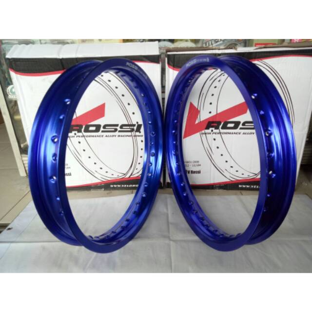 Velg rossi 185 215 ring 17 Dark Blue Biru