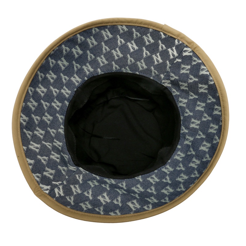 NEXTSTOP-136 Topi Bucket Wanita Gaya Kasual Bordir Pantai Hat Visor Lebar outdoor