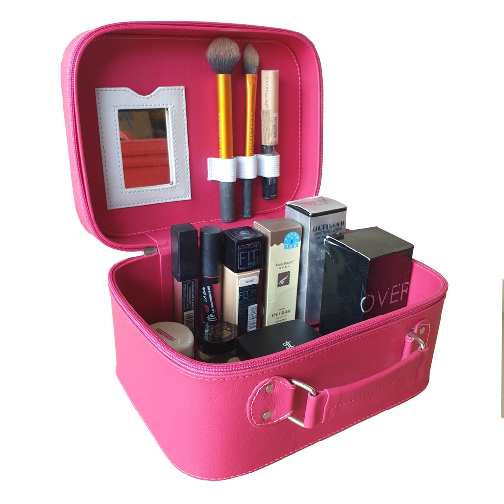 Travel Organizer MakeUp and cosmetics Tempat kosmetik Pouch / Koper Tempat Kosmetik dan Make Up