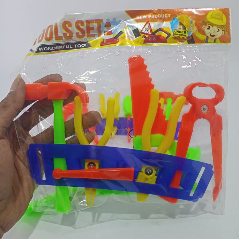 MAINAN TOOLSET / MAIANAN PERLENGKAPAN TUKANG SET ISI 7 MODEL