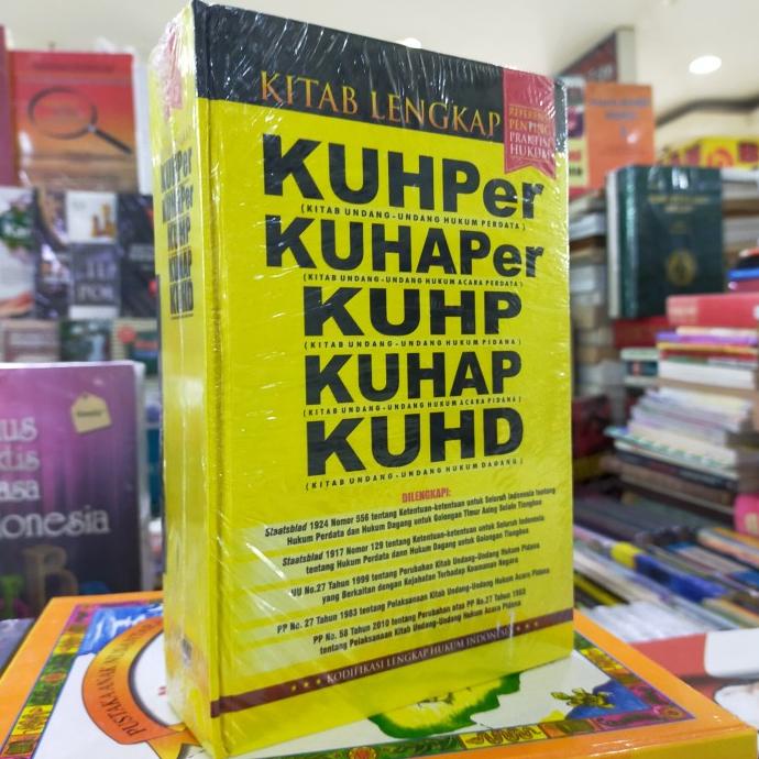 

Buku Kitab Lengkap KUHPer, KUHAPer, KUHP, KUHAP, KUHD TERMURAH