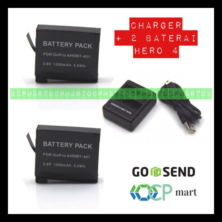 Charger Baterai Smatree Gopro Hero 4