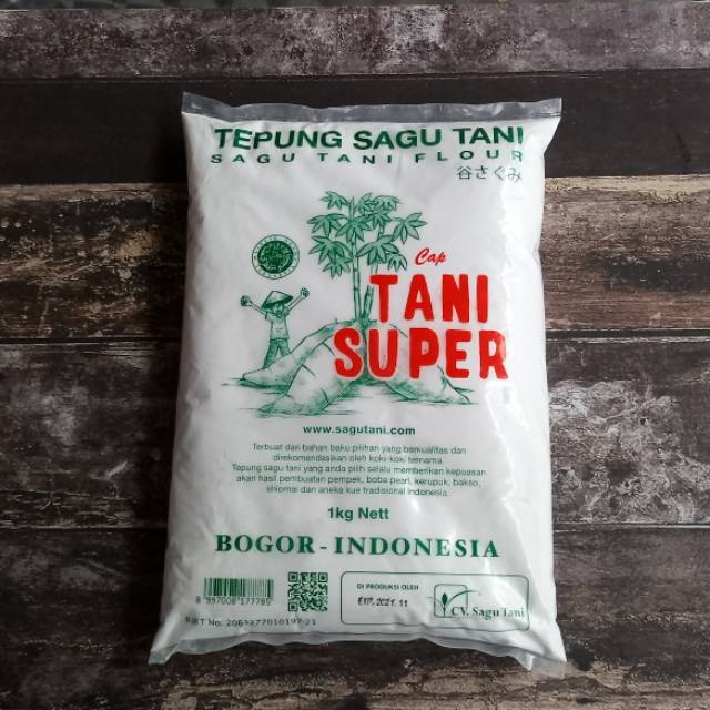 

Tepung Sagu Cap Tani Super 1kg.