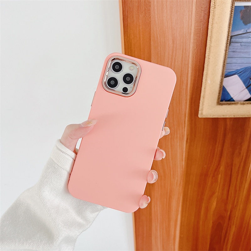 Hard case Bahan PP Warna Polos Untuk Iphone 11 12 13PROMAX X XS XR XSMAX 6 / 7 / 8 plus