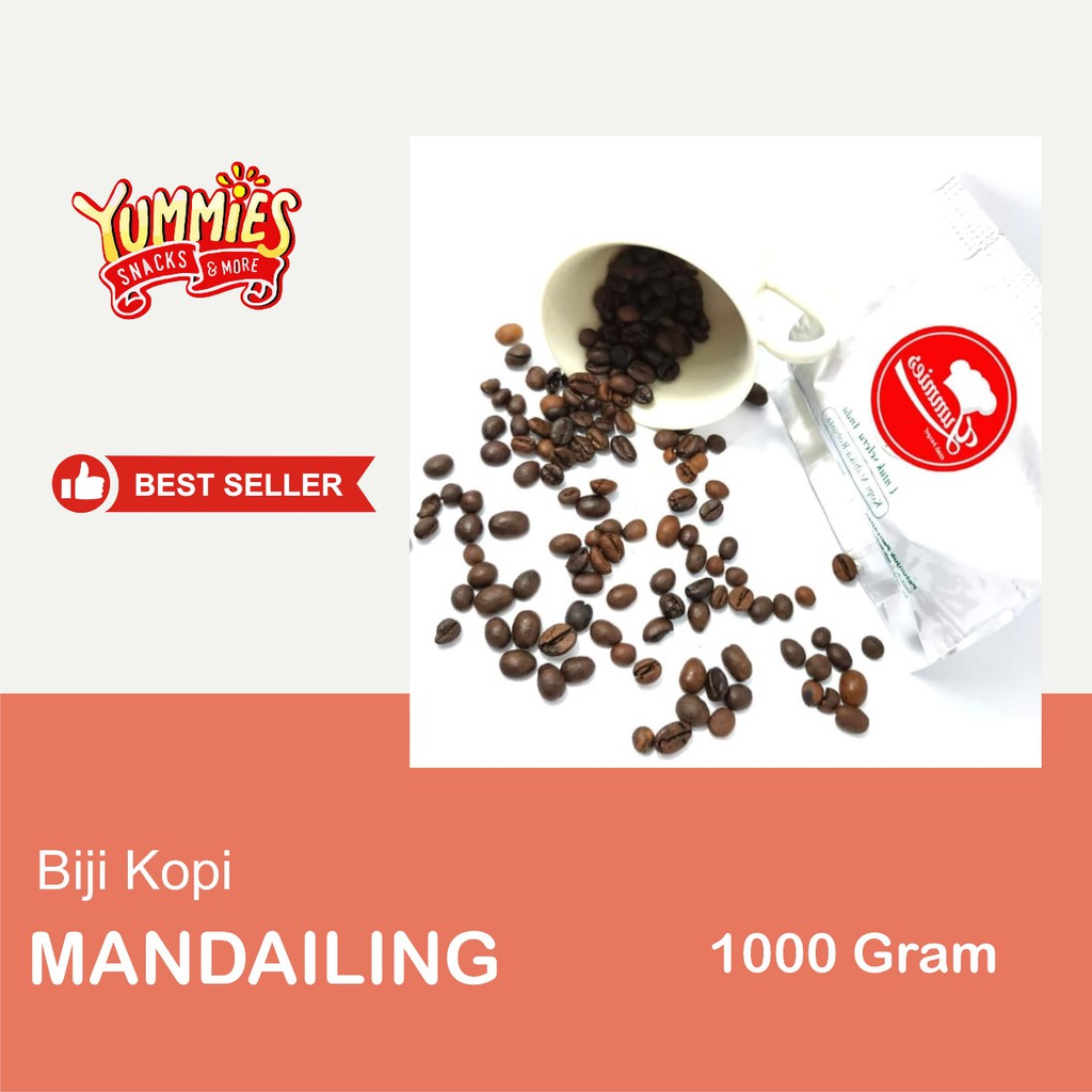 

Kopi Arabika Robusta Mandailing 1kg Original 100% - Biji Asli