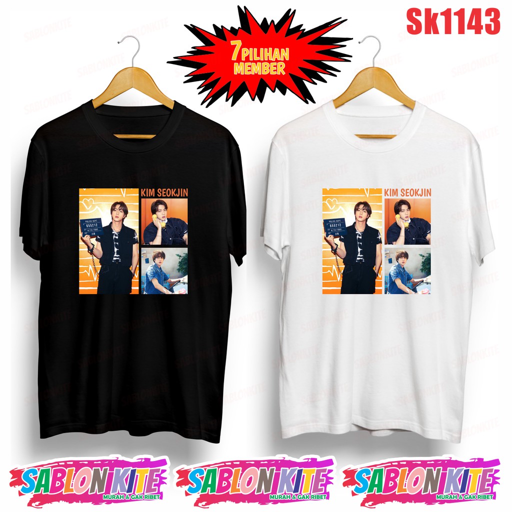 MURAH!!! KAOS KPOP TIAP MEMBER BUTTER SK1143 PILIH MEMBER UNISEX