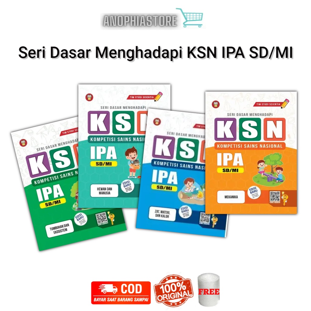 BUKU SERI DASAR MENGHADAPI KSN IPA SD/MI Buku KSN SD/MI
