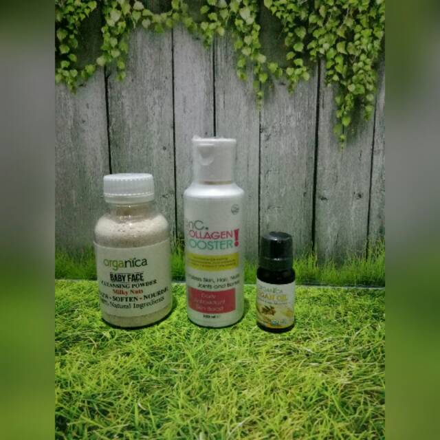 Bundling 3in1 perawatan pagi dan malam #ameenia_skincare Organica dan BnC