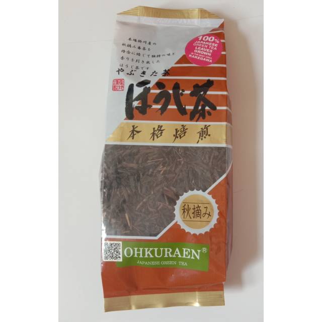 Ohkuraen Houjicha Japanese Green Tea Leaves Grown 130gr (Teh Hijau Bubuk)