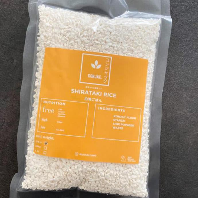 

Ready Stok Shirataki Rice/ Beras Konyaku/ Nasi Shirataki/ Nasi diet 250gr Terlaris