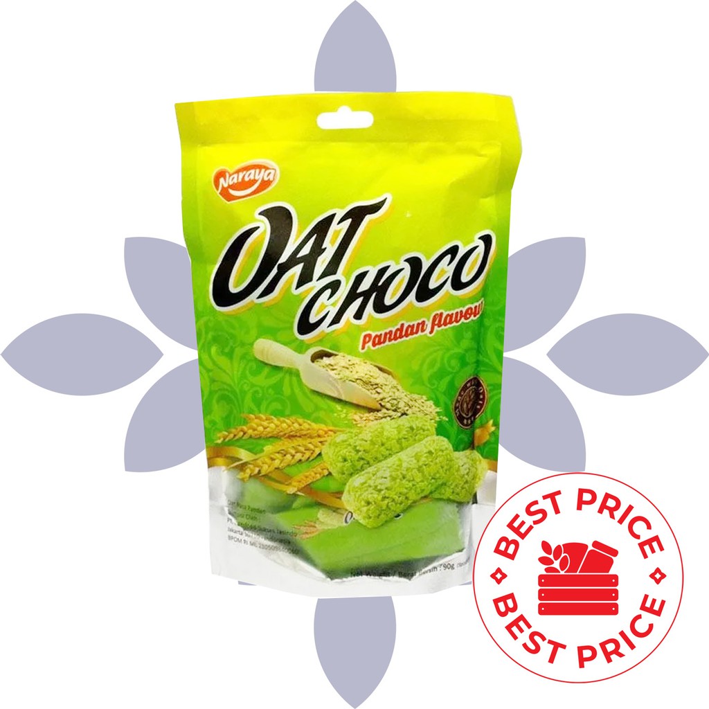 NARAYA - OAT CHOCO PANDAN - 90 GR