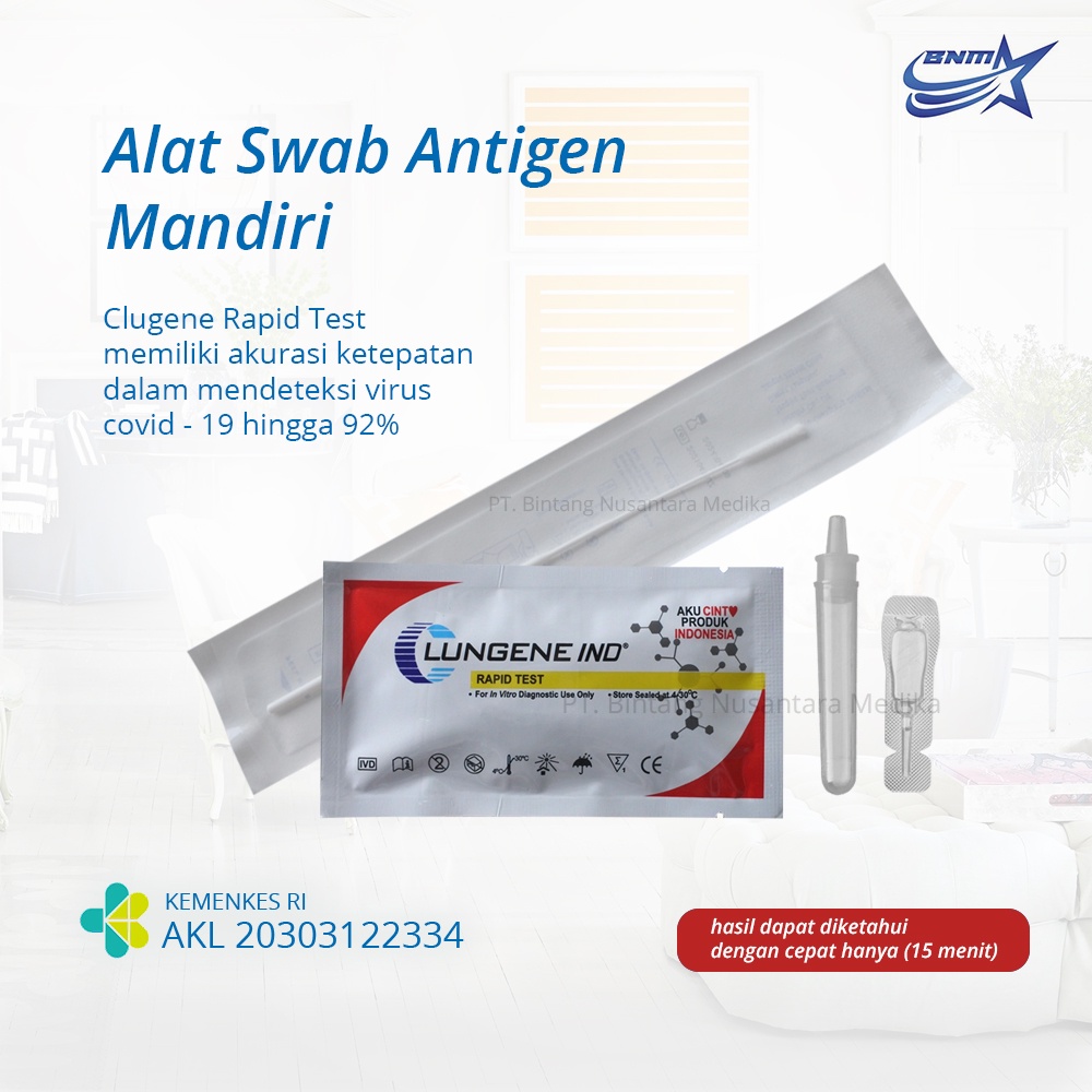 Alat tes Swab Antigen Akurat Original