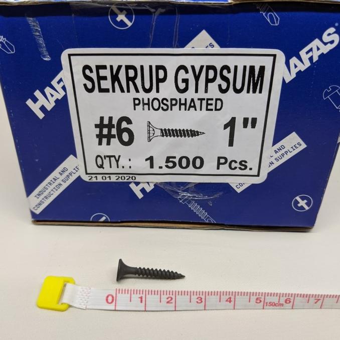 Skrup Gypsum 1" dus (1000pcs)