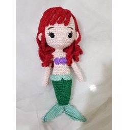 boneka rajut princess mermaid ariel