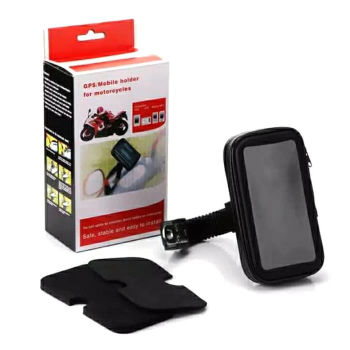 Phone Holder Motor Universal Untuk HP &amp; GPS