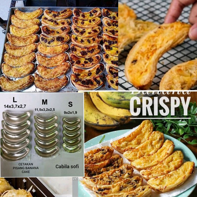 Cetakan pisang / banana crispy Tokyo isi 10pcs