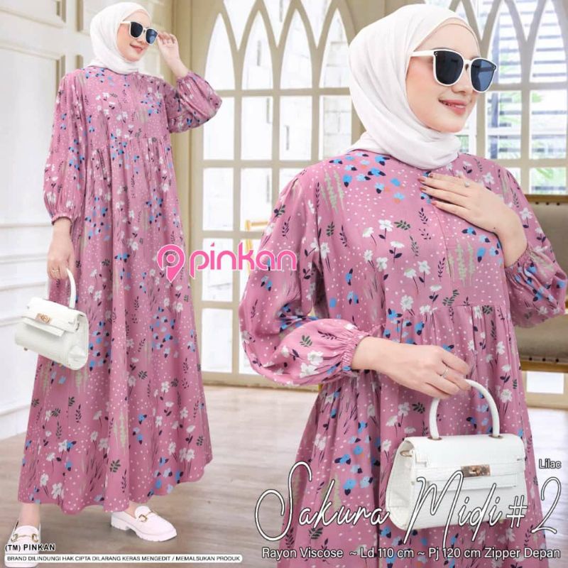 SAKURA MIDI #2 | GAMIS REMAJA BY PINKAN