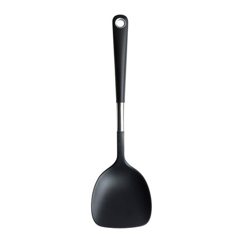 365+ HJALTE Spatula untuk wok, baja tahan karat/hitam