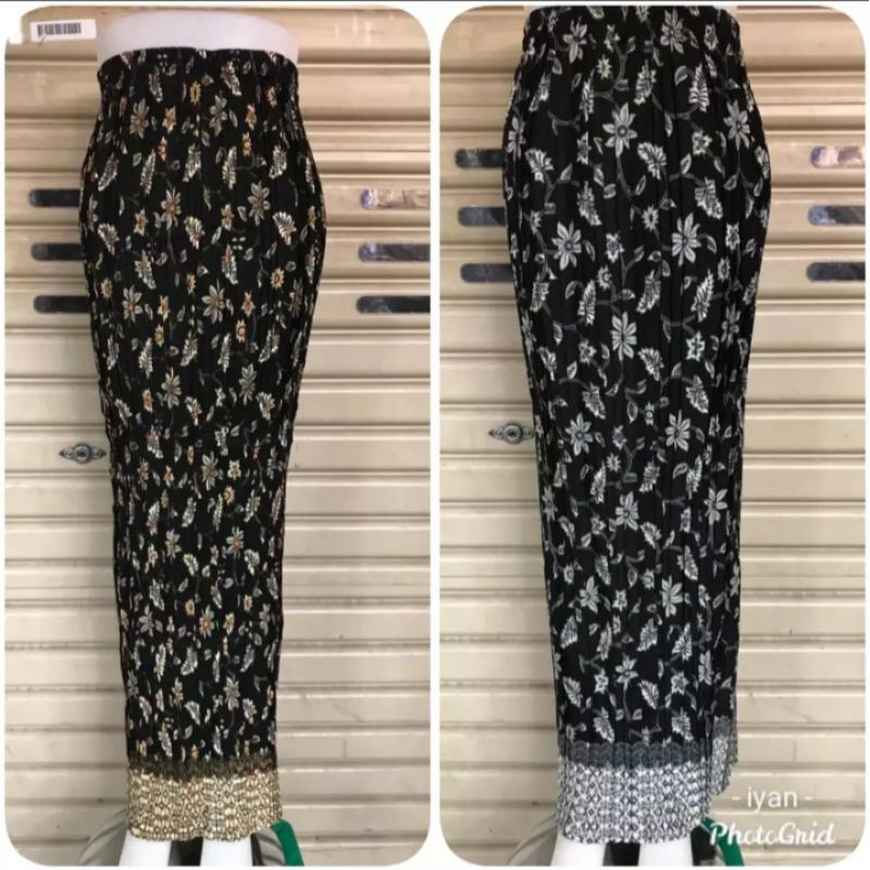 Rok Plisket Batik Original/Bawahan Kebaya/Rok Songket Plisket.