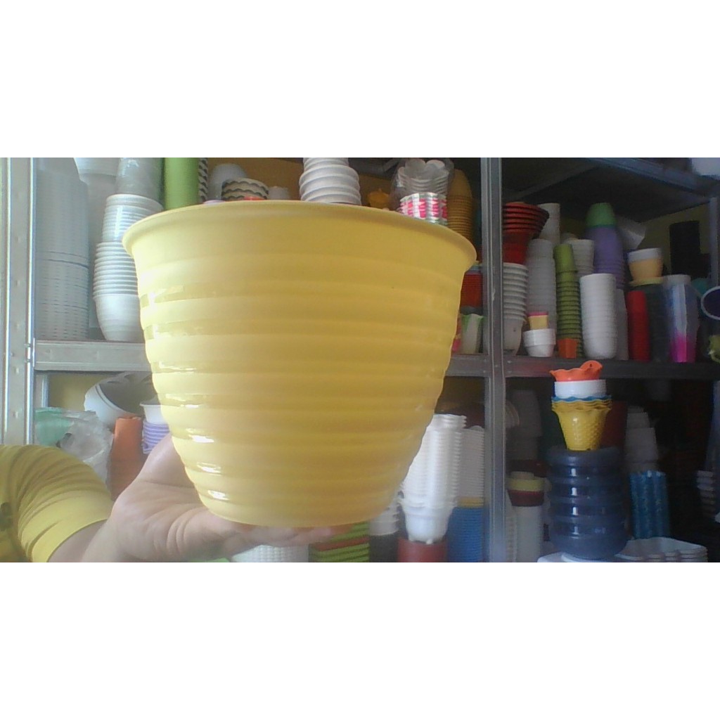 POT BUNGA MEDIOHOME 18 KUNING