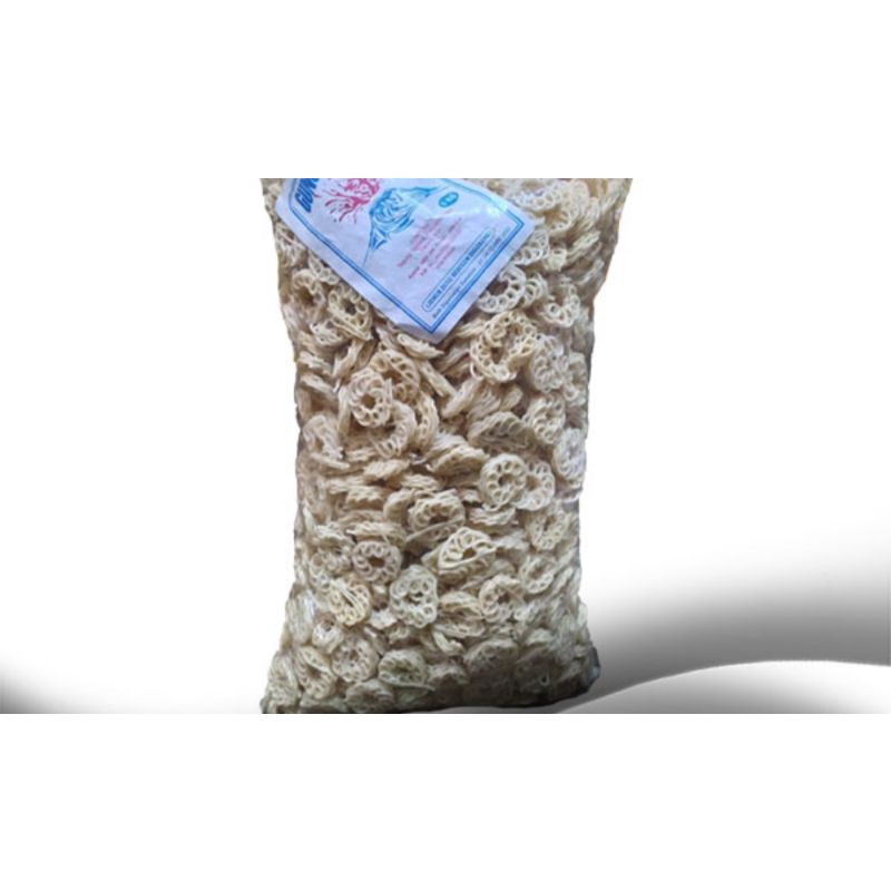 

kerupuk seblak/goreng bentuk mawar putih