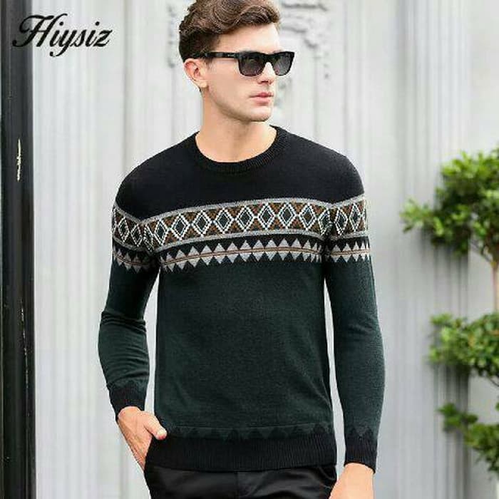 SB01  HARFIZ GREEN  atasan pria murah kekinian baju terbaru