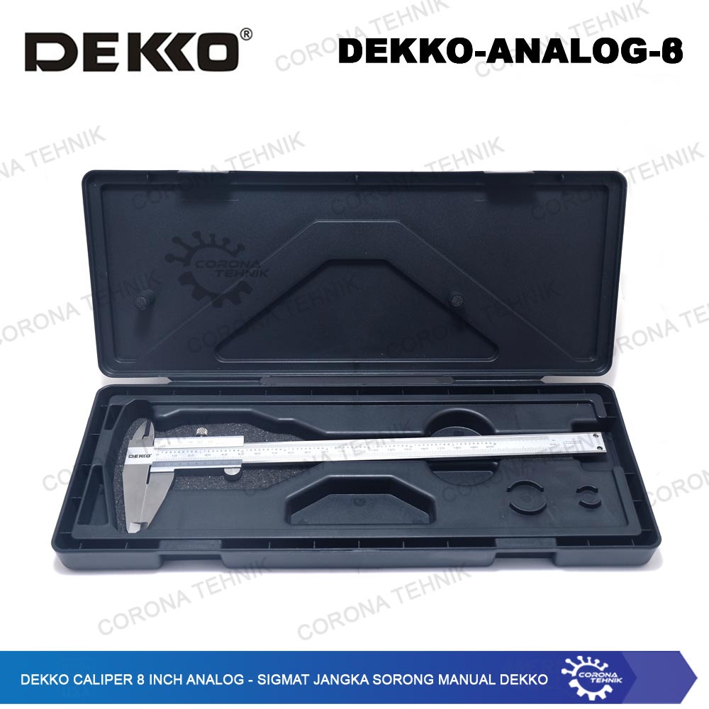 Sigmat Jangka Sorong Manual Dekko - Dekko Caliper 8 Inch Analog