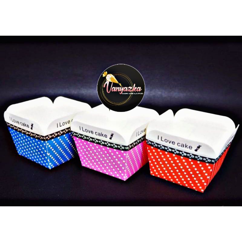 Paper Case Roti/Baking Cup Muffin Bruder Square/Kotak