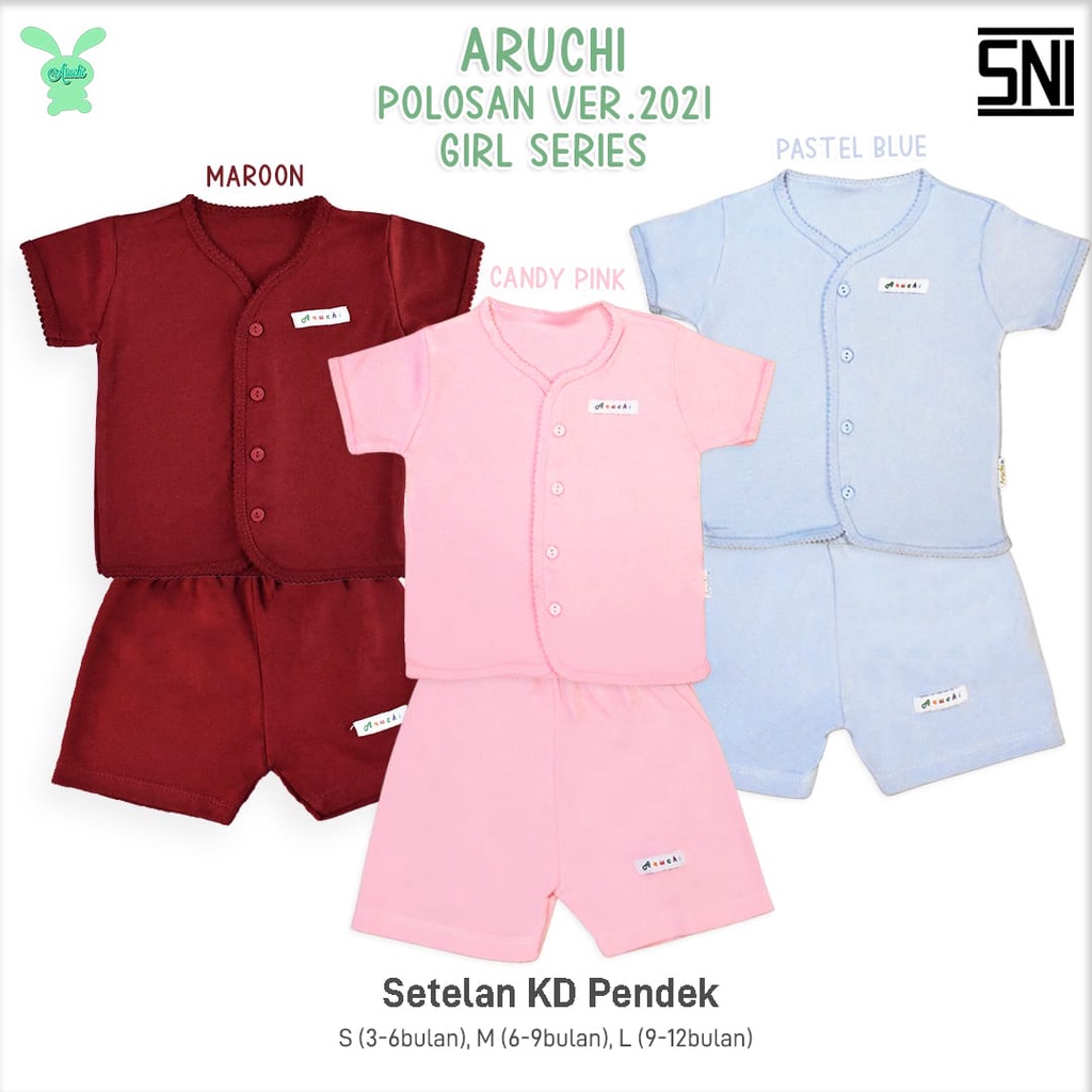 Baju Atasan Kc Tengah Warna SML Boy/Girl - Baju Atasan Anak (Hanya Baju)