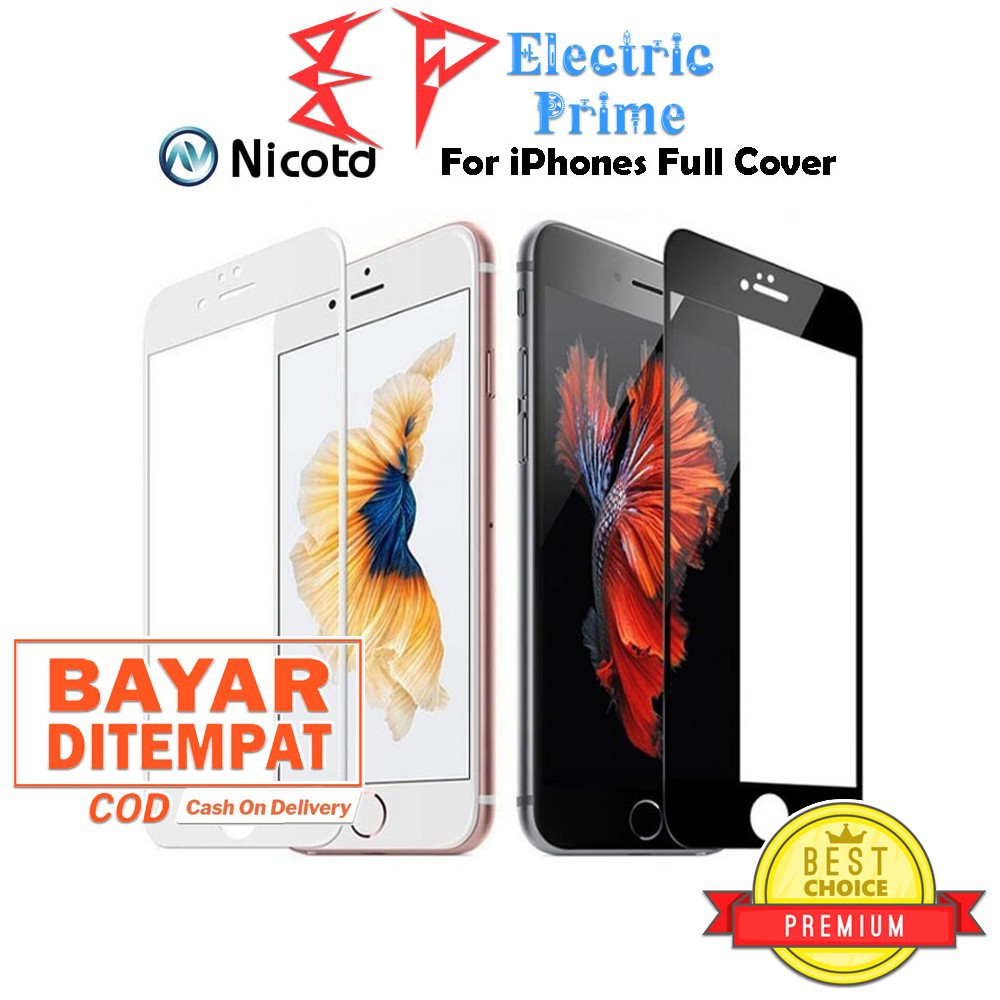 Tempered Glass iPhone 6 Plus Anti Gores 9H 2.5D Screen Guard