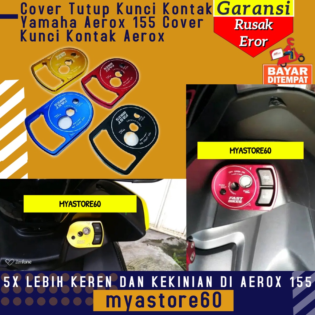 Cover Tutup Kunci Kontak Yamaha Aerox 155 Cover Kunci Kontak Aksesoris Variasi Aerox155