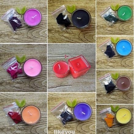 Candle Dye Chips Pigment - Keping Pewarna Lilin Handmade