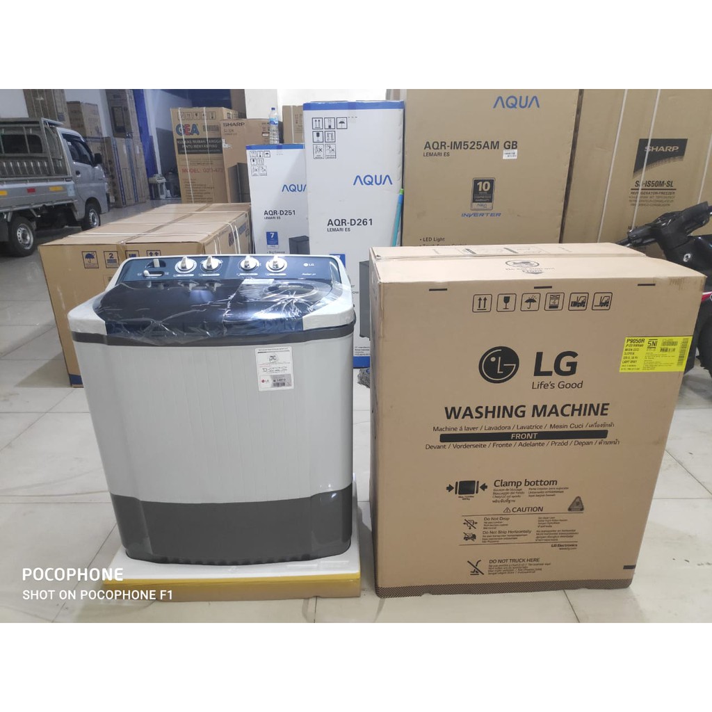 MESIN CUCI LG P 9050 R 9KG 2 TABUNG 9050R LOW WATT