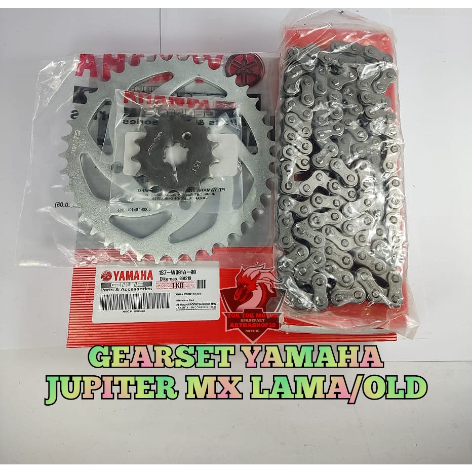 Gearset 1S7 Motor Yamaha Jupiter MX 135 Old / Lama Gir Ger Gear Geer Satu Set Girset Gerset Geerset 