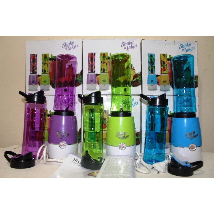 Blender Juicer Gelas 2 Tabung (shake n take, alat pembuat jus) Murah