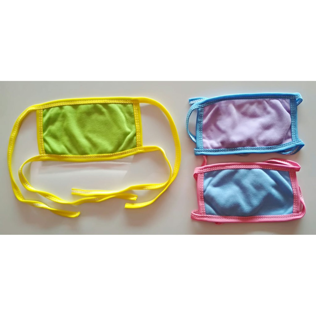 6 PCS Masker Kain Polos