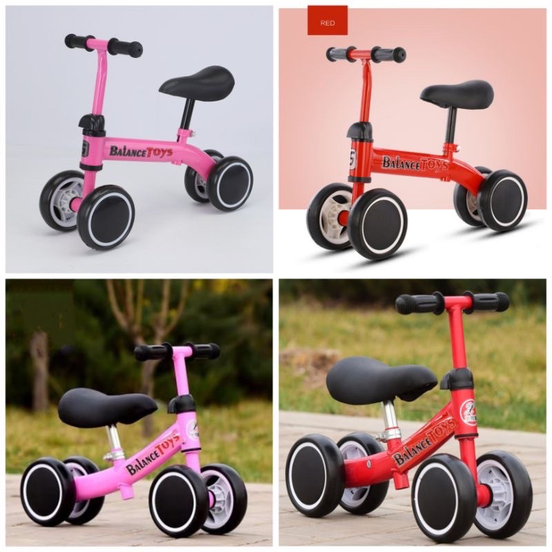 Balance bike sepeda anak balita roda 3 mainan keseimbangan push bike