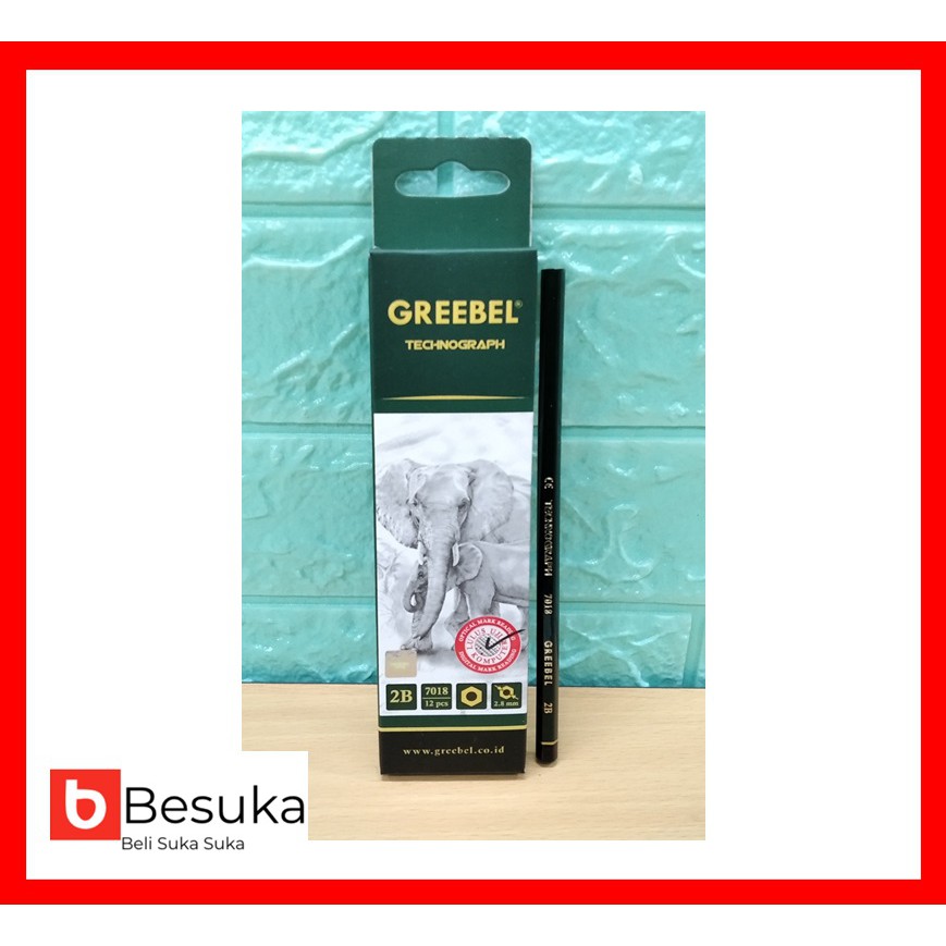 

PENCIL GREEBEL 2B GB-7018