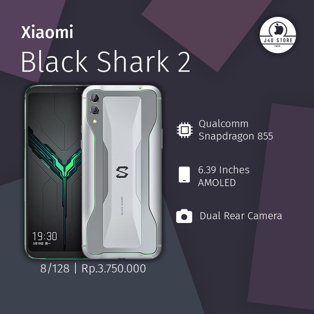 Blackshark 2 8/128 Second Fullset
