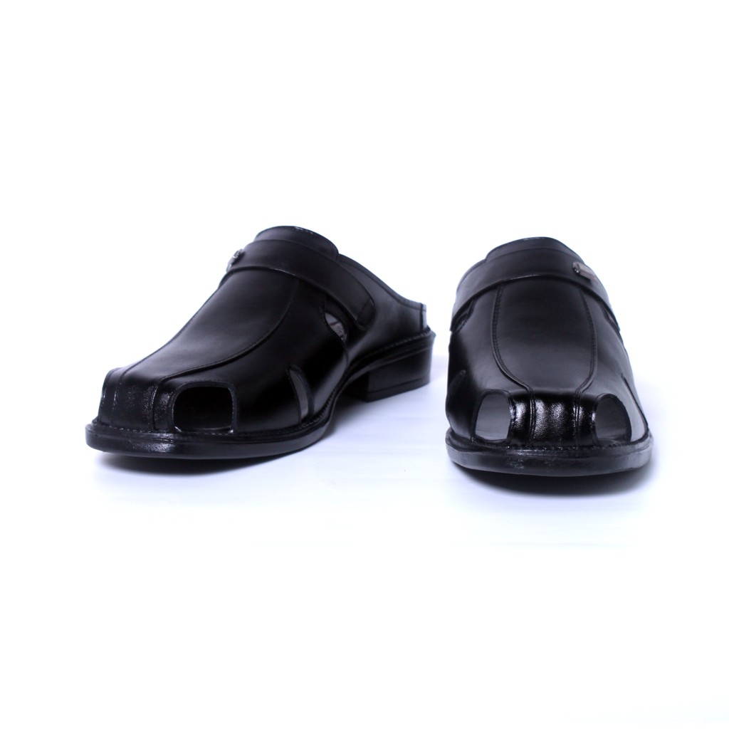 Sandal Sepatu Pria Kulit Asli Rasheda VL 01 Selop Tutong Bustong