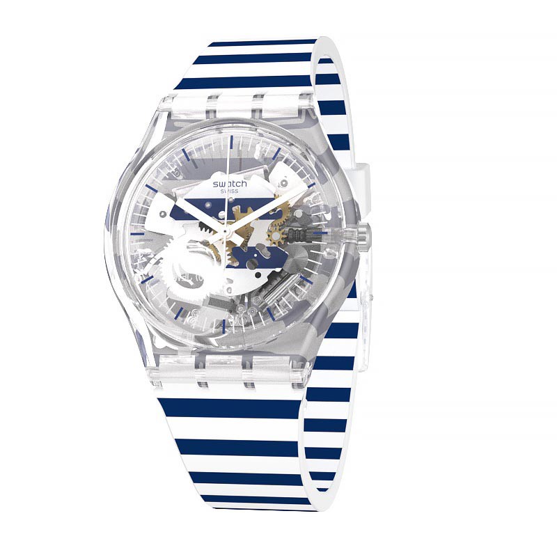 Jam Tangan Wanita SWATCH GE270  - Just Paul - Biru