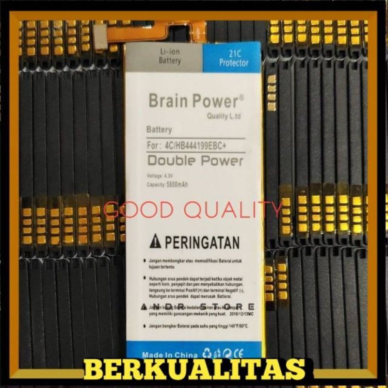 Batre bt Huawei Honor 4C HB444199EBC+  Honor 4C HB444199EBC PLus CHM-U01  Doubel Power