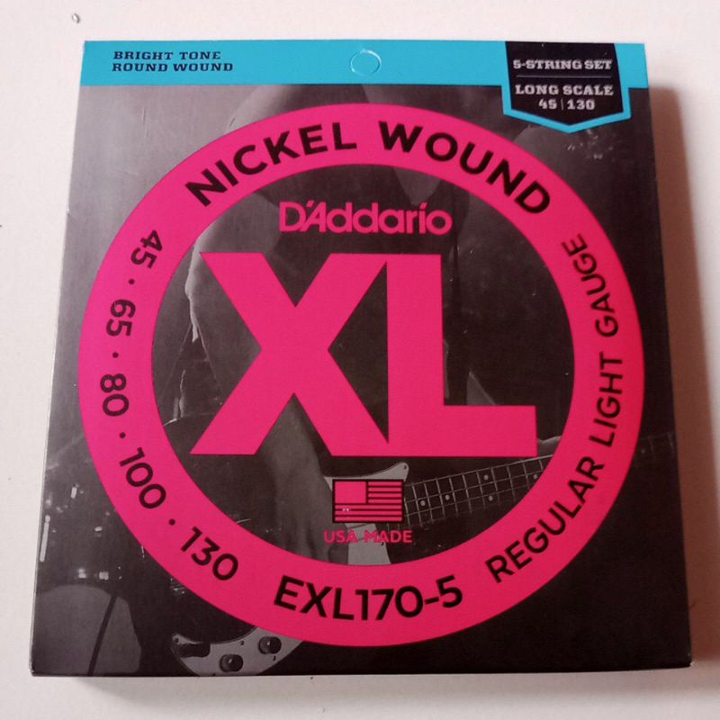 senar gitar bass 5 senar satu set