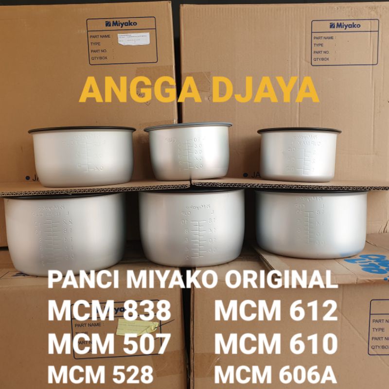 ORIGINAL PANCI RICE COOKER MAGIC COM  MIYAKO 0.6 1 1.2 1.8 2.2 Liter ORIGINAL